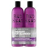 Tigi Bed Head Dumb Blonde Shampoo und Conditioner für blondes Haar, 750 ml,...