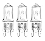 ShuoHui G9 Halogen Bulbs, 40 W 230 V Dimmable Non-Flicker, Capsule Bulbs, Warm White Lamps...