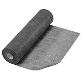 ANYUNKEY Vlies Tischläufer Grau , Tischläufer Modern,Tischband Rolle, Table...