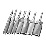 PXQPYMATX 6–18 mm Sechskantschaft Schlagstecknuss Adapter Stahl Material Länge...