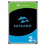 Seagate SkyHawk 2TB interne Festplatte HDD, Videoaufnahme bis zu 64 Kameras, 3.5...