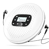 Gotoger Tragbarer CD-Walkman, Wiederaufladbarer Intelligenter Touchscreen-CD-Player mit...