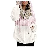 QHDDP Damen Kurze Weste Damen Damen Regenjacke Hunde Jacken Hoodie Jacke Damen Daunenjacke...