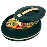 Eleganter Großer Ovaler Thermobehälter- Deckel handlich zu öffnen - 3 liter...