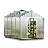 GFP Gewächshaus Titan 22 aus Alu 222x294 cm, Starke 10 mm Doppelstegplatten mit...
