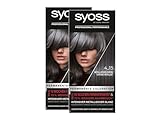 Syoss Color Haarfarbe 4_15 Metallisches Chrom (2x 115 ml), permanente Coloration für bis...