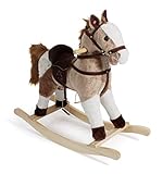 Bayer Chic 2000 405 07 - Schaukelpferd, Schaukeltier mit Sound, Hellbraun, 75 x 30 x 71...