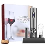 Korkenzieher Wein Weinöffner Set Elektrisch Automatischer Flaschenöffner mit Geschenkbox...