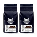 by Amazon Intenso Röstkaffee Ganze Bohnen, 1kg (2 Packs of 500g), Rainforest...