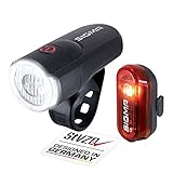 SIGMA LED Fahrradlicht Set Aura 30 & Curve – LED Fahrrad Licht Batteriebetrieben,...