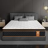 JAJALUYA Matratze 180x200 cm, Taschenfederkernmatratze Härtegrad H3 mittelfest,Gewebe mit...