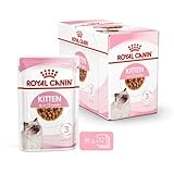 ROYAL CANIN Kitten | Doppelpack | 2 x 12 x85 g | Nassfutter für Kitten | Feine...