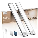 Schrankbeleuchtung Led Lampe mit Bewegungsmelder - 21cm 1500mAh Unterbauleuchte Küche...
