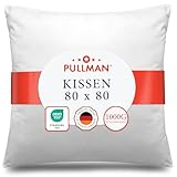 Pullman Kopfkissen 80x80 cm - Hotelqualität Mikrofaser Kissen für Alle Schlafpositionen,...