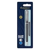 Waterman 2029061 Allure Füller| Lackierung in Schwarz | Füllfederhalter Feine...