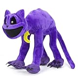 Zaloife Kuscheltier Smiling Monster, Gruseliges Lila Plüschtier 30 cm, Crawling Stofftier...