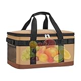 Isolierte Kühltaschen - Tragbare Kühltasche | Essensbox Tasche Für Fischen Outdoor Auto...