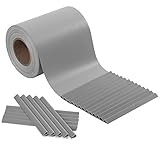SONGMICS PVC Sichtschutzstreifen, Zaunfolie 40 m x 19 cm, extra dick und...