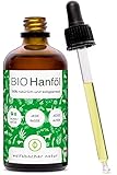 Bio Hanföl für Hunde und Katzen - 100ml aus kontrolliert biologischem Anbau -...