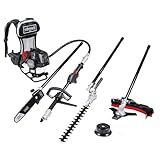 Scheppach Benzin Multifunktionsgerät MFH5300-4BP Multigartengerät | 4in1 Motorsense,...