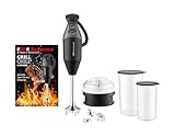 ESGE Zauberstab M 200 BBQ 98215 Stabmixer schwarz, Pürierstab, Handmixer, Profi, inkl....