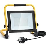 Aigostar LED Baustrahler 100W 8800LM (Ersetzt 880W),LED Arbeitsleuchte mit...