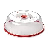 Snips 000706 Tellerglocke Glocke für Mikrowelle, Plastic, Rot, 26 cm
