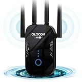 QLOCOM 2024 Neuestes WLAN Verstärker 1200Mbit/s WLAN Repeater, Internet Verstärker...