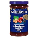 Mövenpick Gourmet-Frühstück Johannisbeer-Variation, Premium Fruchtaufstrich Kreation...