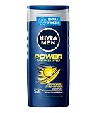 NIVEA MEN Power Duschgel (250 ml), pH-hautfreundliche Pflegedusche mit...
