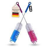 HEDBAA 2er Set Spülbürste, Flaschenbürste mit optimaler Länge von 36x5cm, Ideal als...