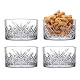 Pasabahce Timeless Premium Groß Schalen 4er Set Kristall Dessertschalen Glas...
