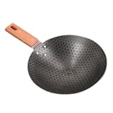 MOBUTOFU Kleine Bratpfanne Für Den Außenbereich, Wok Mit Rundem Boden, Camping...