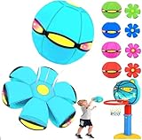 Magic Ball Kinder Interaktiver Leuchtender Hüpfball mit 6 LED-Lichtern, Dual-Form...