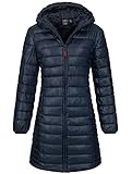 Geographical Norway Herbst Winter Jacke Steppjacke Parka Lange gesteppt Mantel...