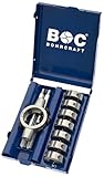 Schneideisen HSS-G DIN 223 B + Halter in Mini-Box 8-tlg. M 3 - M 12 + Halter 25 x 9 / MSR...