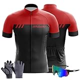 Fahrradshirt für Herren,Sommer Kurzarmtrikot Herren Radtrikot，2024 Neuestes...