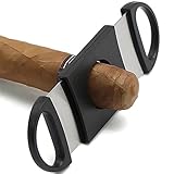 Silber Edelstahl Zigarrenabschneider Zigarren Schneider Zigarren Cutter, Doppelte Klinge...