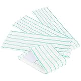 com-four® 4X Ersatz-Wischtuch für Bodenwischer - Mikrofaser Ersatz-Tuch für Wischmopp -...
