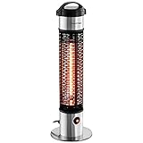 TROTEC Terrassen-Stand-Heizstrahler IRS 1200 E, Heizleistung 1200 W,...