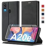 Ailicici Handyhülle für Samsung Galaxy A20e Hülle Leder [Mit A20e Schutzfolie]für...