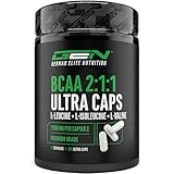 BCAA Ultra Caps - 365 Kapseln mit hochdosierten 1100 mg pro Kapsel - Optimales 2:1:1...