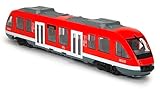 DICKIE 203748002 Toys City Train, Zug, Spielzeugzug, Bahn, Türen und Dach zum Öffnen,...