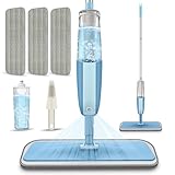 Wischer mit Sprühfunktion, MEXERRIS Sprühwischer Bodenwischer mit Wassertank 360 Grad...