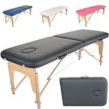 Beltom® Mobile Massagetisch Massageliege 2 zonen Basic 185 x 60 cm. - Licht...