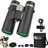 Warmax Fernglas 12x42, Wasserdicht Warmax Talon HD Fernglas Mit Entfernungsmesser &...