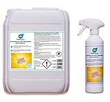 KaiserRein Glasreiniger mit Lotus- (Abperl-) Effekt gebrauchsfertig Spray 0,5L Leerflasche...