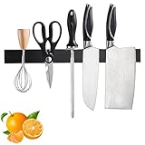 Magnetleiste Messer Selbstklebend 50cm - Magnet Messerleiste aus Edelstahl mit Extra...