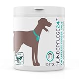 Hundepflege24 Hunde Ohrenreiniger Fingerpads - 50 Stück - Sanfte & wirkungsvolle...