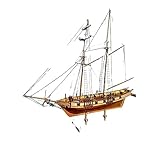 PEIXEN Holz Segelboot Modell Dickes Material Retro Maßstab 1/96 Klassiker Antik Holz...
